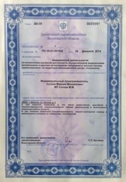 Приложение к лицензии